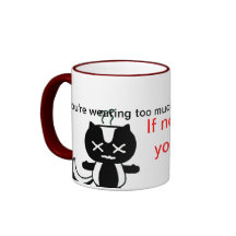 Too much perfume mug