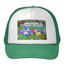 Too much plum pudding! trucker hats