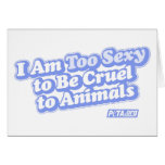 Too Sexy Blue Card