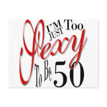 Too sexy to be 50 post cards