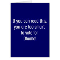Too smart for Obama t-shirts, pins and more