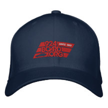 Toofah Cap Embroidery 2c Red & White Embroidered Hat