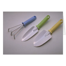 Tools of Trade- Garden tools Greeting Cards