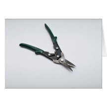 Tools of Trade- Offset snips Greeting Cards