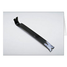 Tools of Trade- Pry bar Greeting Card