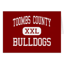 Toombs County - Bulldogs - High - Lyons Georgia Greeting Cards