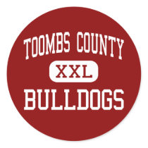 Toombs County - Bulldogs - High - Lyons Georgia Stickers