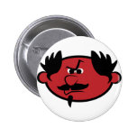 Toon rouge badges avec agrafe