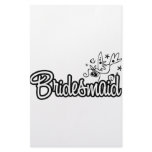 ToonDoveBridesmaidWht Customized Stationery