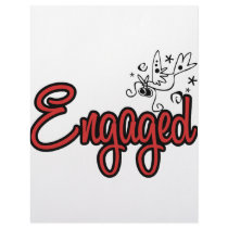 ToonDoveEngagedRed Letterhead Template