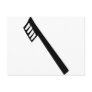 toothbrush icon post cards
