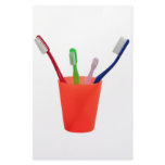 Toothbrushes and cup personalized stationery