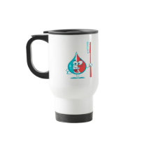 Toothpaste Character Holding A Toothbrush Coffee Mug