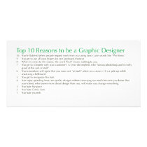 Top 10 Reasons to be a Graphic Designer