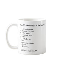 Top 10 worst smells in the hospital coffee mug