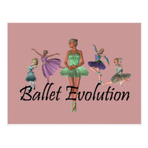 TOP Ballet Evolution Postcards