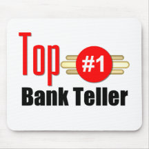 Top Bank Teller Mouse Pad