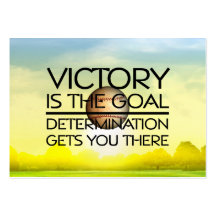 TOP Baseball Victory Slogan Business Card
