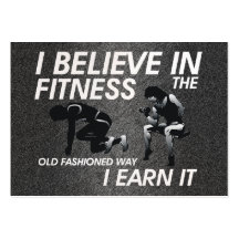 TOP Believe in Fitness Business Card Template