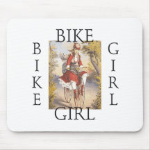 TOP Bike Girl Mousepad
