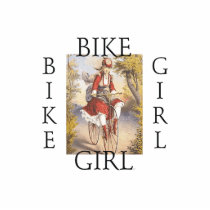 TOP Bike Girl Cut Outs