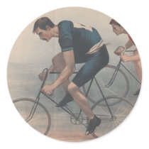 TOP Bike Race Round Sticker