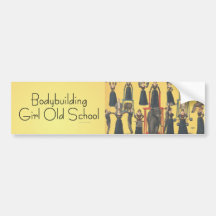 TOP Bodybuilding Girl Bumper Stickers