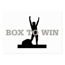 TOP Box to Win Business Card Templates