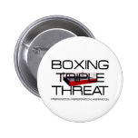 TOP Boxing Triple Threat Pinback Buttons