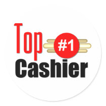Top Cashier Stickers