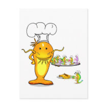 Top Chef Catfish Postcard