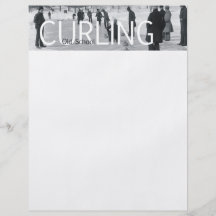 TOP Curling Old School Full Color Flyer