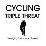 TOP Cycling Triple Threat photo sculptures