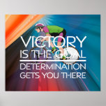 TOP Cycling Victory Slogan Poster