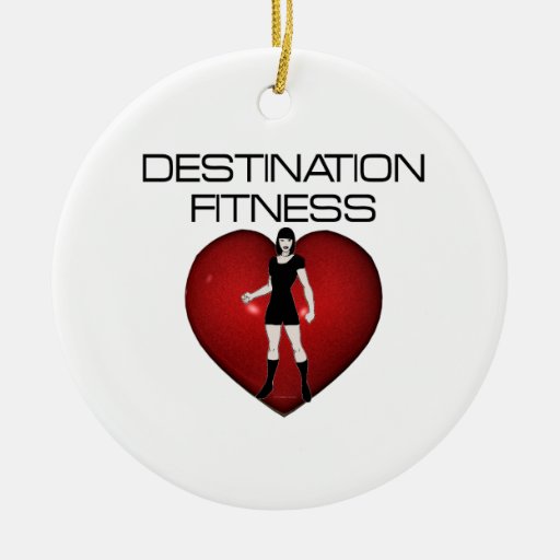 TOP Destination Fitness Christmas Tree Ornaments