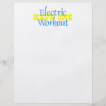 TOP Electric Workout Personalized Flyer