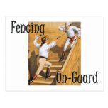 TOP Fencing On-Guard Post Cards