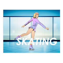 TOP Figure Skating Girl Postcards