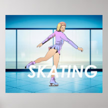 TOP Figure Skating Girl Print