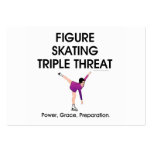 TOP Figure Skating Triple Threat business cards