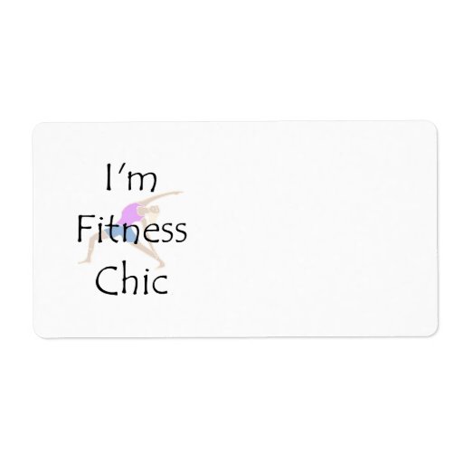 TOP Fitness Chic Shipping Labels