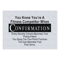 TOP Fitness Competitor Business Cards
