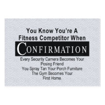 TOP Fitness Competitor Business Cards