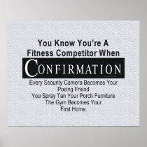 TOP Fitness Competitor Poster