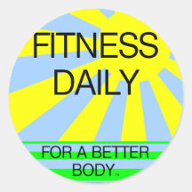 TOP Fitness Daily Sticker