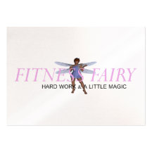 TOP Fitness Fairy Business Card Templates