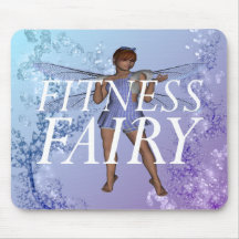 TOP Fitness Fairy Mouse Pad