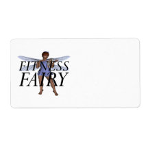 TOP Fitness Fairy Shipping Labels