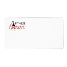 TOP Fitness Fanatic Custom Shipping Label