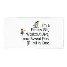 TOP Fitness Triple Play Personalized Shipping Label